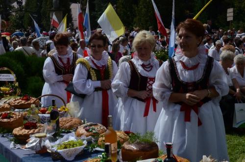Dożynki Archidiecezjalne w Dukli (31.08.2014)