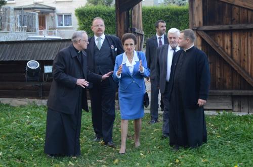 Prezydentowa Karolina Kaczorowska w Haczowie (13.10.2014)